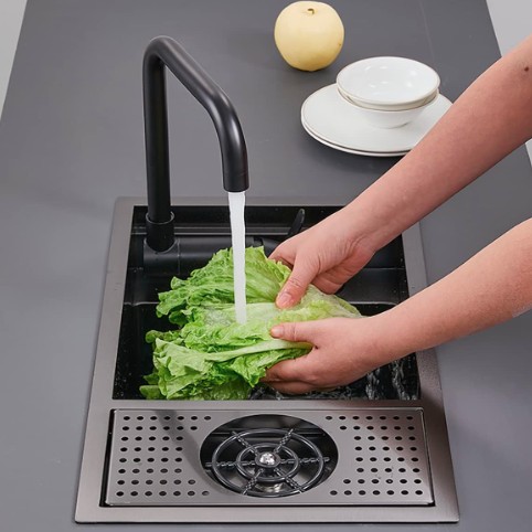 Stainless Steel Concealed Sink Faucet