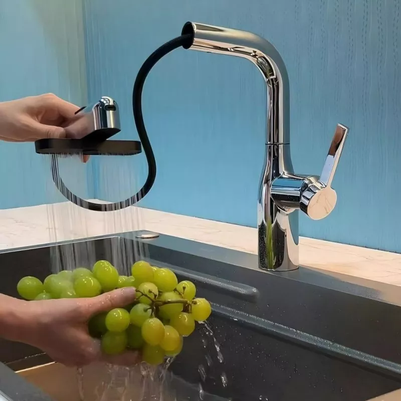 Digital Display Lift Kitchen Faucet